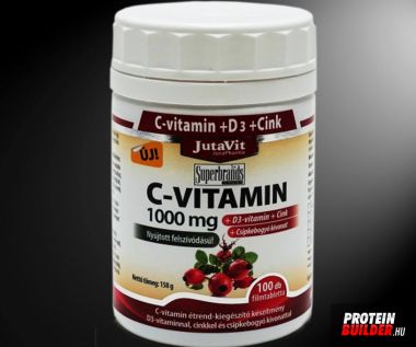 JutaVit C-Vitamin 1000 mg retard+D3+Cink