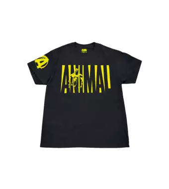 Animal Pamut Póló fekete-sárga Animal Pamut Póló fekete-sárga