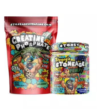 StoneAge Creatine phosphate 300 g zacskós+Let's Get A Pump csomag StoneAge Creatine phosphate 300 g zacskós+Let's Get A Pump csomag